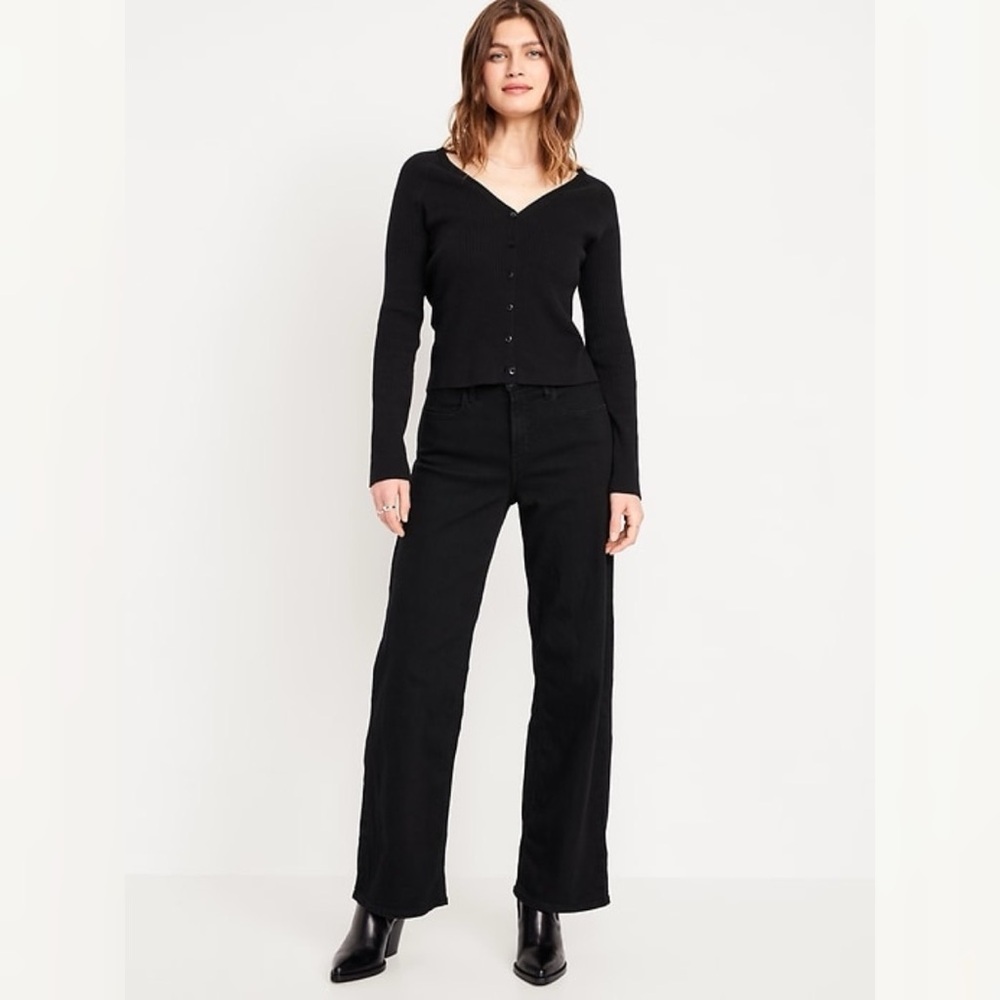 Old Navy High-Waisted Wow Wide-Leg Jeans